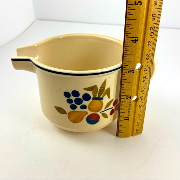 Vintage Noritake Creamer & Sugar Bowl Abundance Versatone II B333W15 Japan - Picture 8 of 12